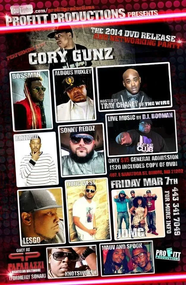 Profitt Productions event flyer