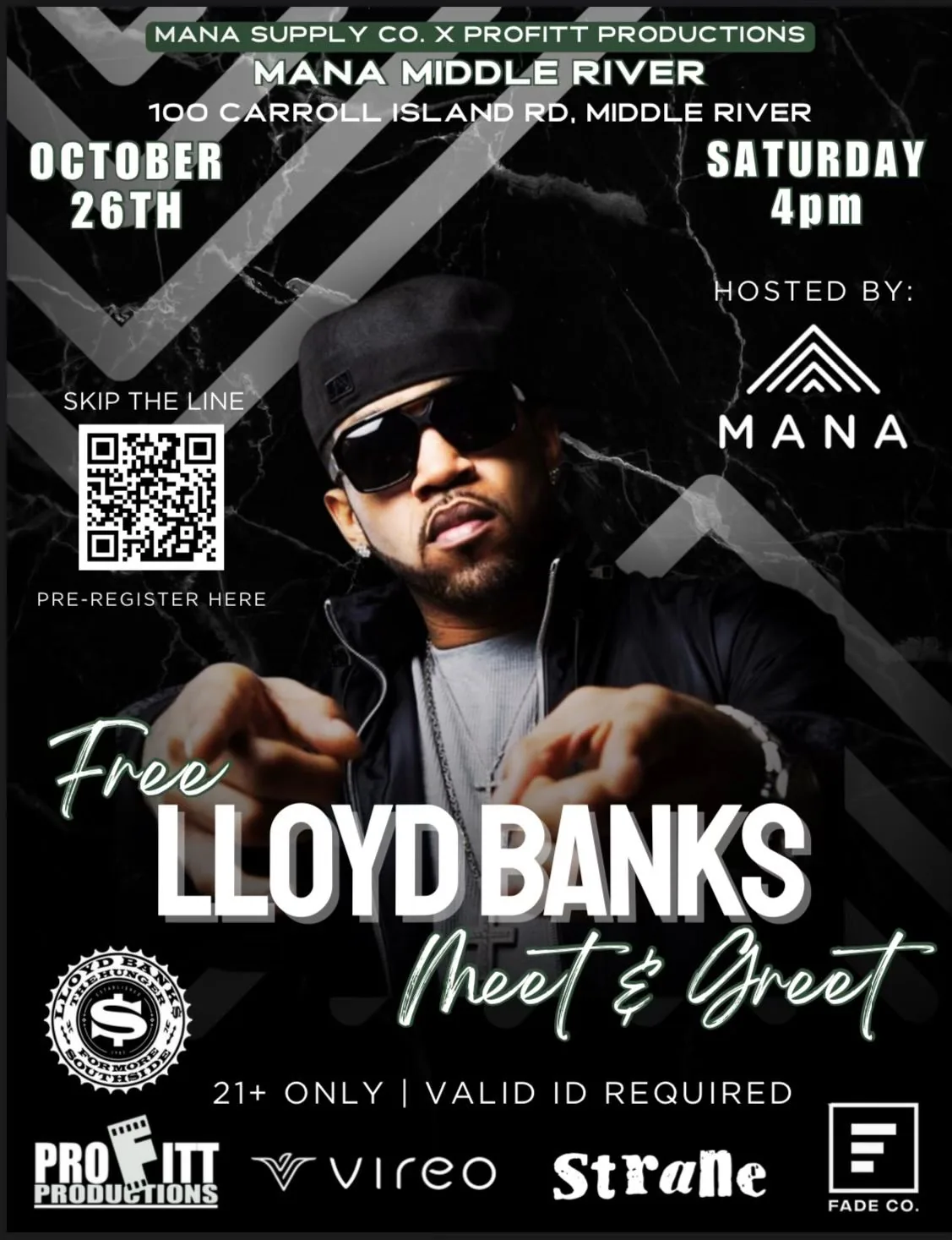 Profitt Productions event flyer