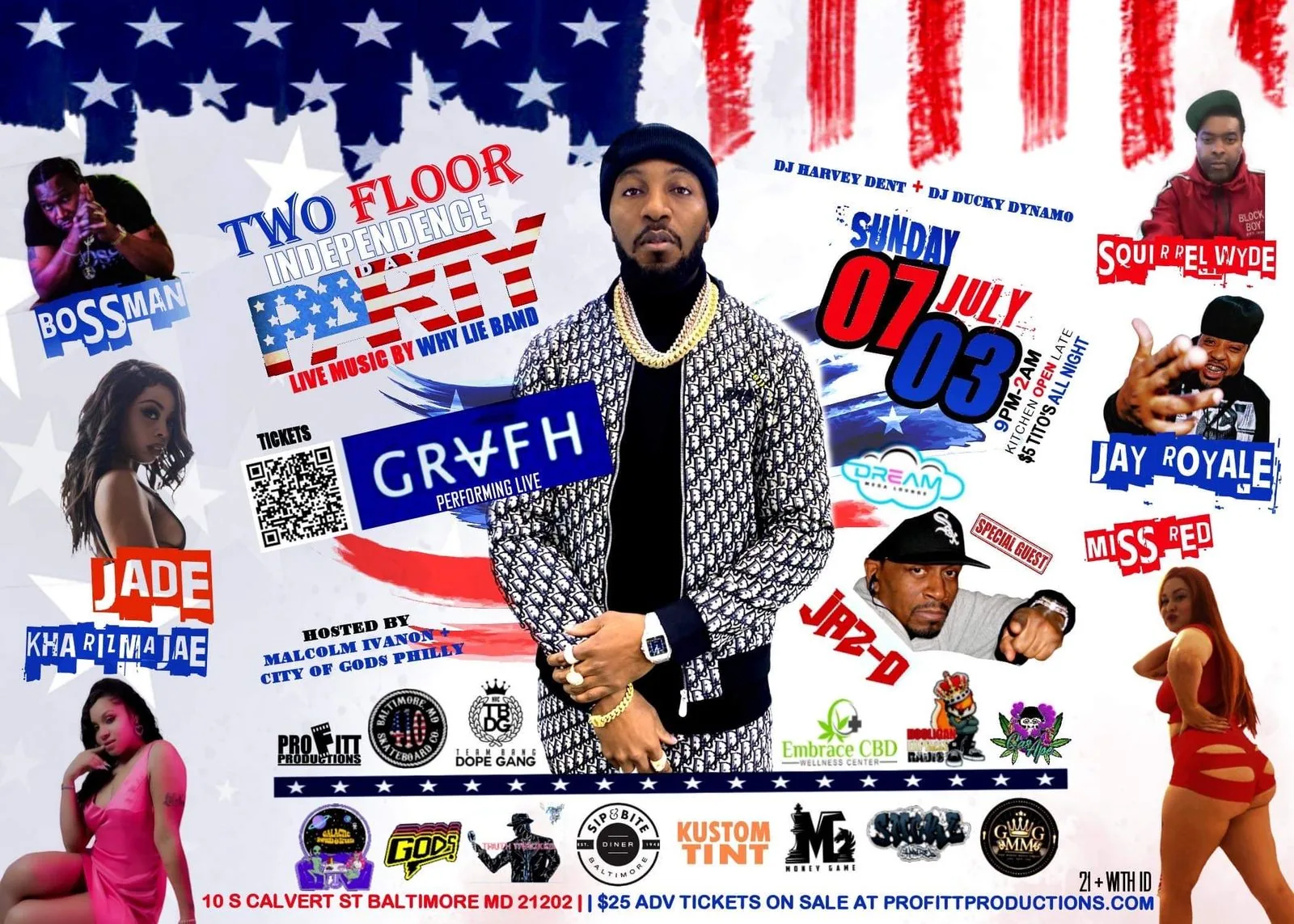 Profitt Productions event flyer
