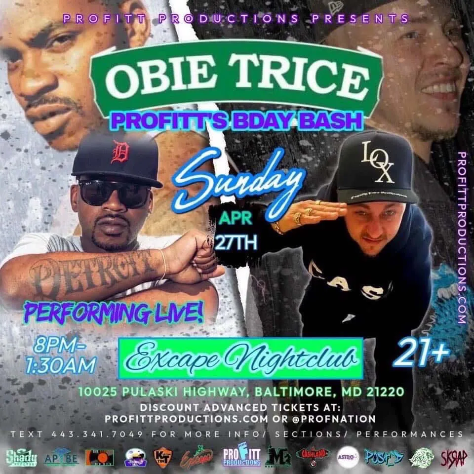 Profitt Productions event flyer