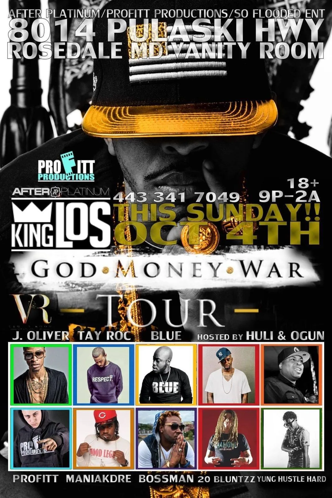 Profitt Productions event flyer