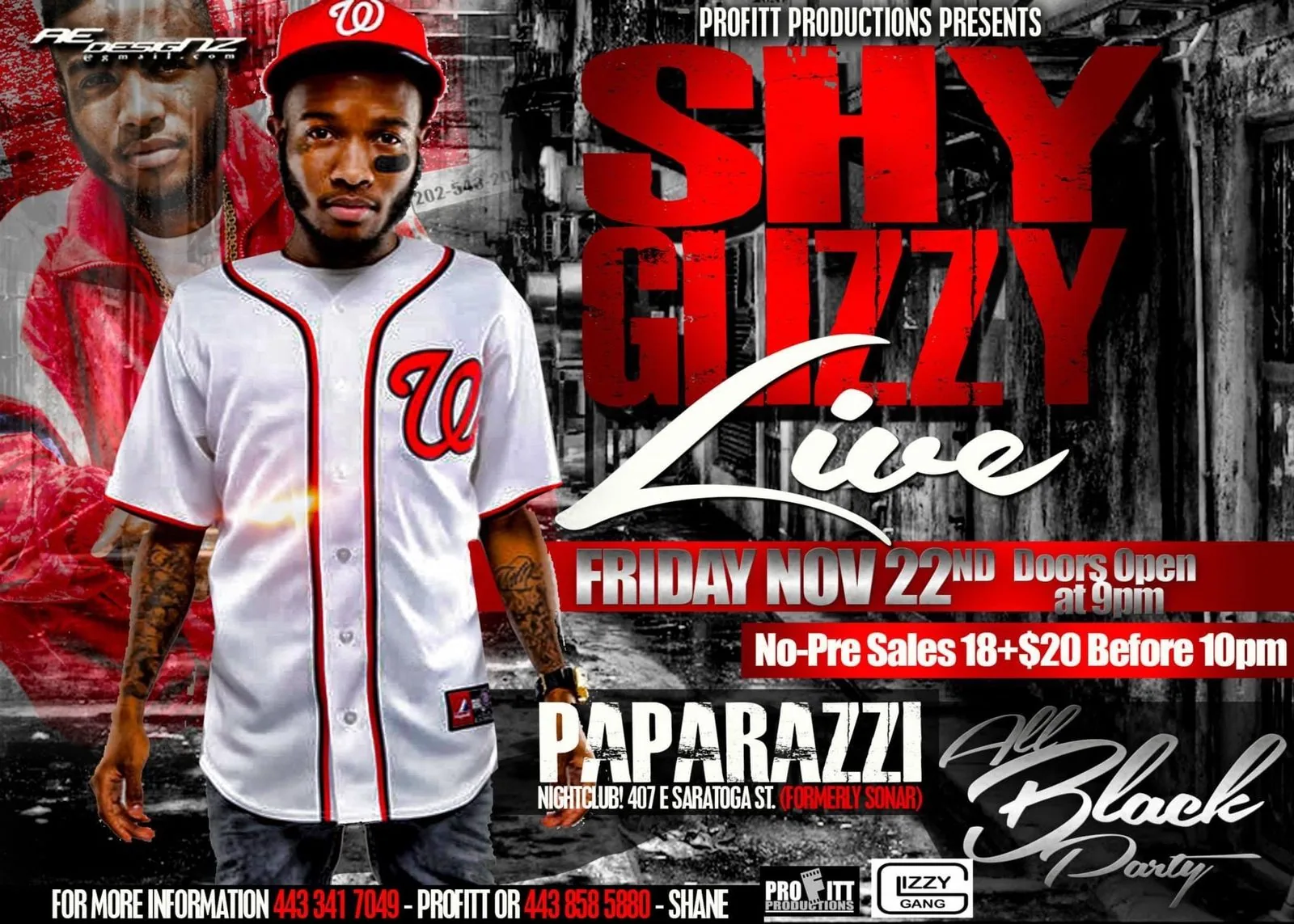 Profitt Productions event flyer