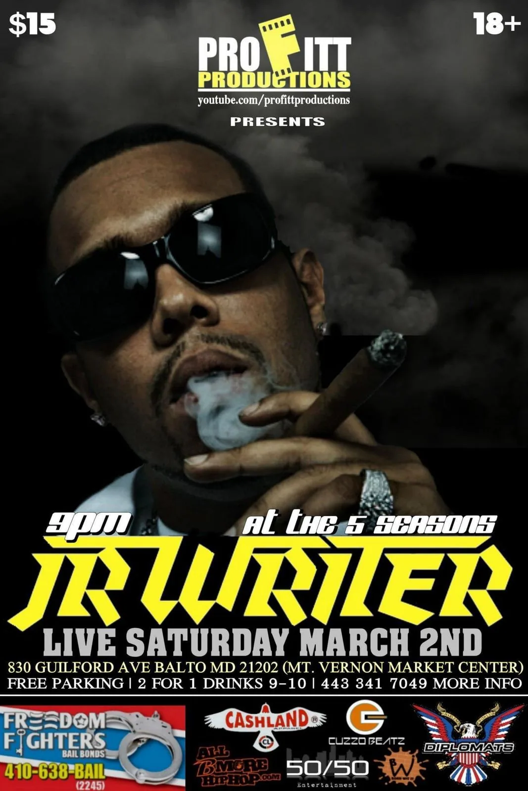 Profitt Productions event flyer