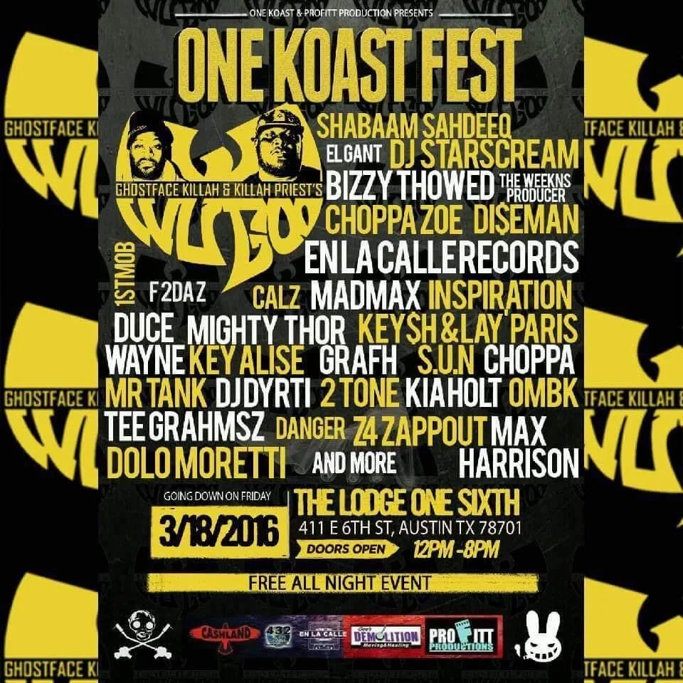 Profitt Productions event flyer