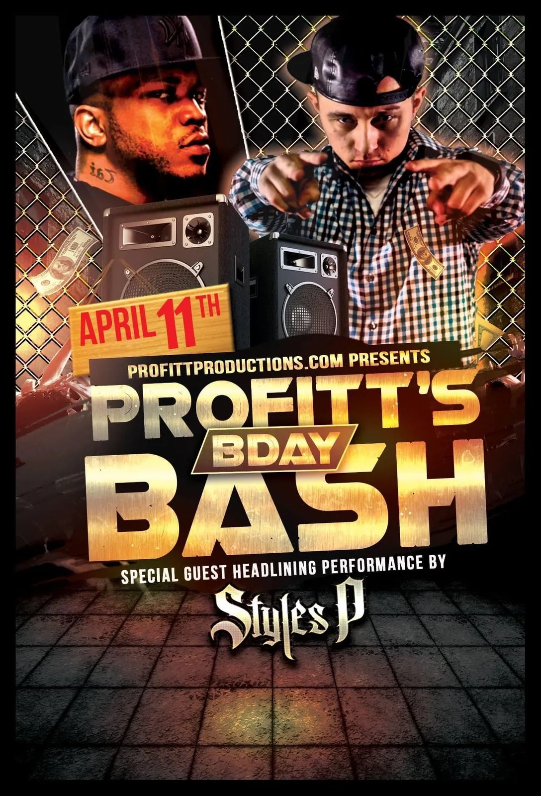 Profitt Productions event flyer