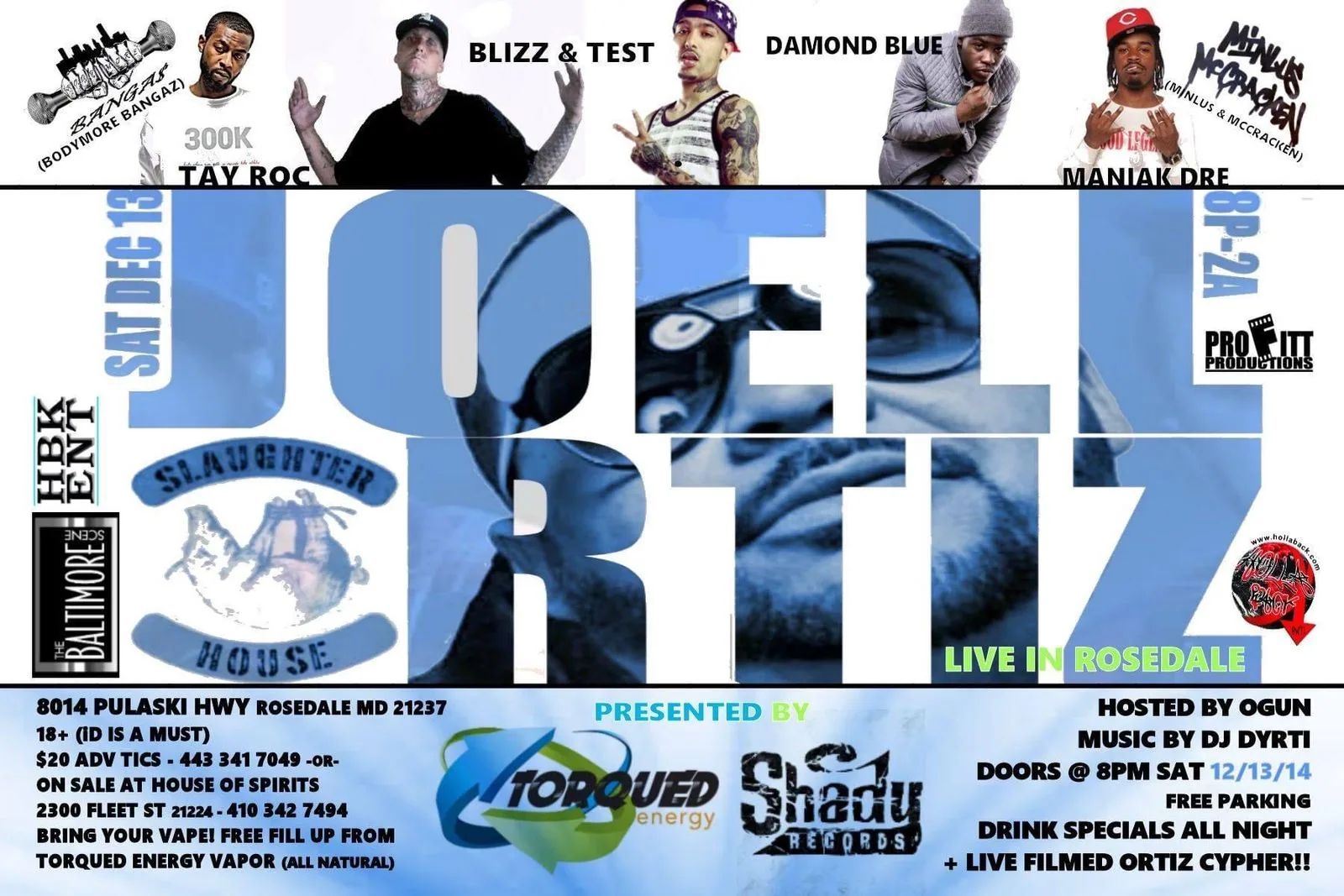 Profitt Productions event flyer