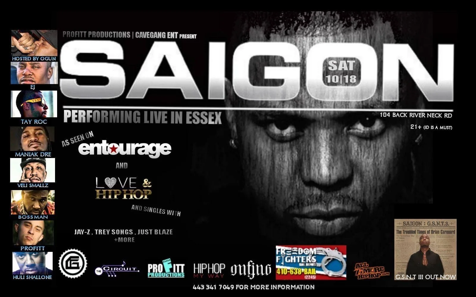 Profitt Productions event flyer