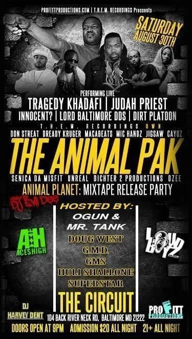 Profitt Productions event flyer